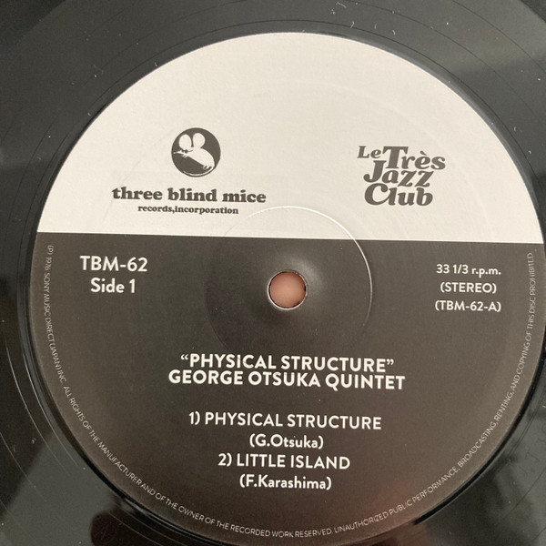 George Otsuka Quintet - Physical Structure | Three Blind Mice (TBM62) - 2