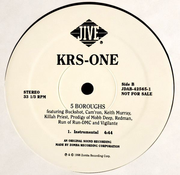 KRS-One - 5 Boroughs | Jive (01241-42565-1) - 4