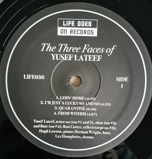 Yusef Lateef - The Three Faces Of Yusef Lateef | Life Goes On Records (Life030) - 4 Yusef Lateef - The Three Faces Of Yusef Lateef | Life Goes On Records (Life030) - 4