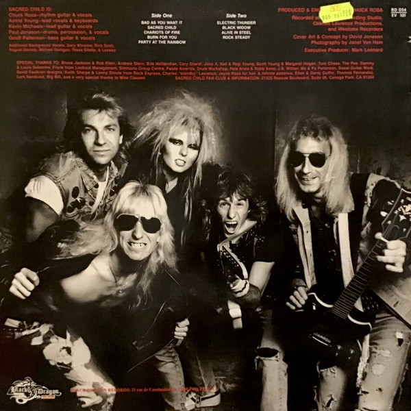Sacred Child - Sacred Child | Black Dragon Records (BD 034) - 2 Sacred Child - Sacred Child | Black Dragon Records (BD 034) - 2