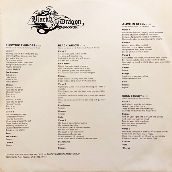 Sacred Child - Sacred Child | Black Dragon Records (BD 034) - 3 Sacred Child - Sacred Child | Black Dragon Records (BD 034) - 3