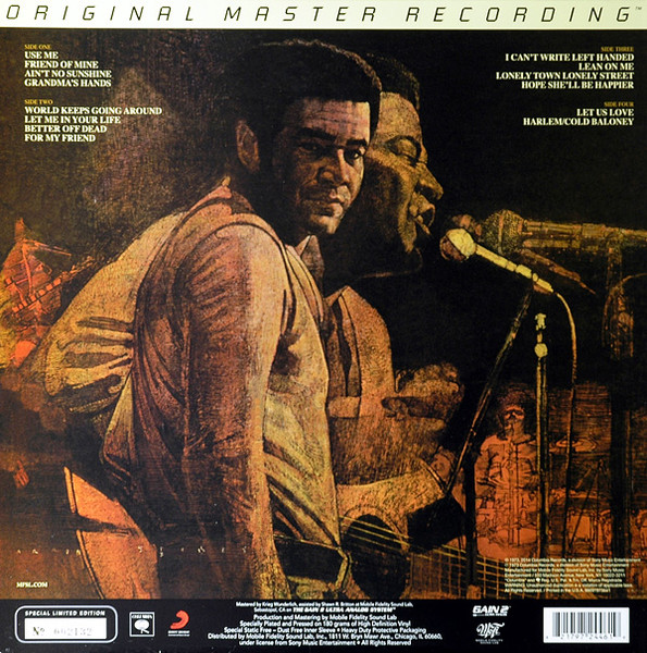 Bill Withers - Bill Withers Live At Carnegie Hall | Mobile Fidelity Sound Lab (MFSL 2-446) - 2