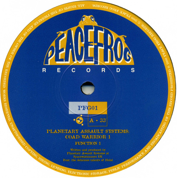 Planetary Assault Systems - Coad Warrior 1 | Peacefrog Records (PFG01) - main