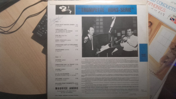 Pierre-Marcel Ondher Présente Maurice André Accompagné Par  Jack Nilson Et Son Orchestre - Trompette Hors Série | Barclay (82 387 S) - 2