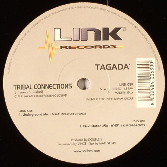 Tagada - Tribal Connections | Link Records (LINK 029) - 2