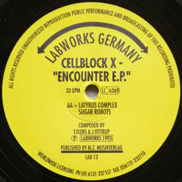 Cellblock X - Encounter E.P. | Labworks Germany (LAB 13) - 2 Cellblock X - Encounter E.P. | Labworks Germany (LAB 13) - 2