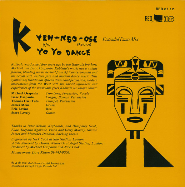 Kabbala - Yen-Nbo-Ose | Red Flame (RFB 37 12) - 2 Kabbala - Yen-Nbo-Ose | Red Flame (RFB 37 12) - 2