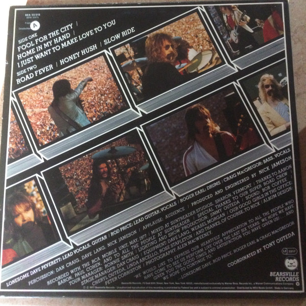 Foghat - Live | Bearsville (BEA 55 518) - 2