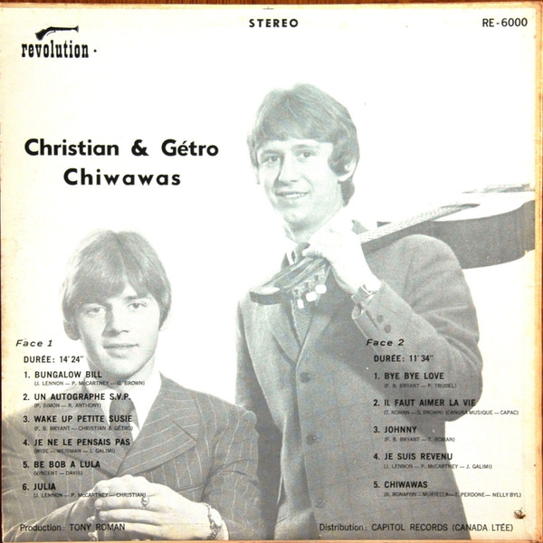 Getro - Chiwawas [Vinyl] | Revolution (RE-6000) - 2