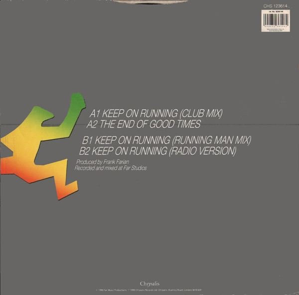 Milli Vanilli - Keep On Running | Chrysalis (CHS 123614) - 2