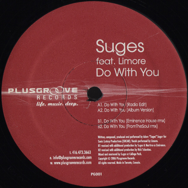 Suges Feat. Limore - Do With You | Plusgroove Records (PG001) - main Suges Feat. Limore - Do With You | Plusgroove Records (PG001) - main