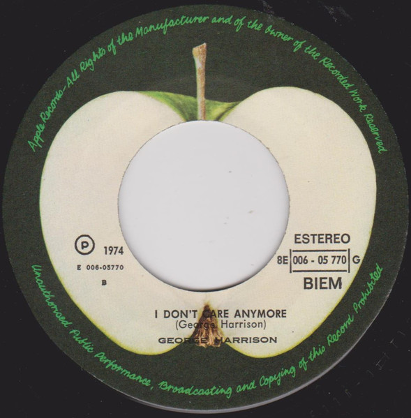 George Harrison - Ding Dong | Apple Records (8E 006 05770 G) - 4 George Harrison - Ding Dong | Apple Records (8E 006 05770 G) - 4
