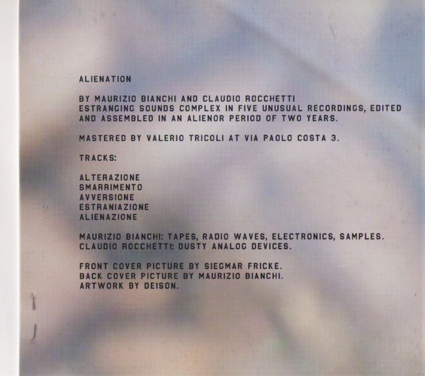 Maurizio Bianchi , Claudio Rocchetti - Alienation | FinalMuzik (FM14) - 3