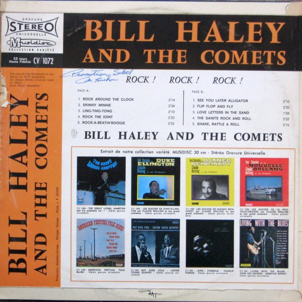 Bill Haley And His Comets - Rock ! Rock ! Rock ! | Musidisc (30 CV 1072) - 2 Bill Haley And His Comets - Rock ! Rock ! Rock ! | Musidisc (30 CV 1072) - 2