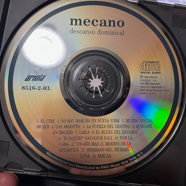 Mecano - Descanso Dominical | Ariola (8516-2-RL) - 3