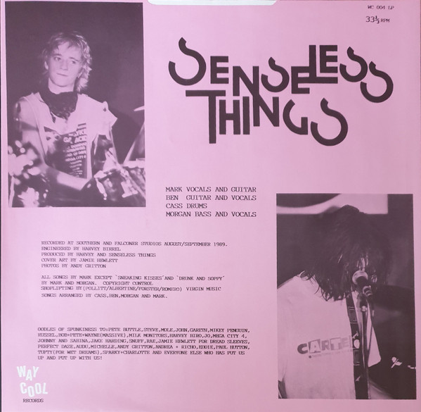 Senseless Things - Postcard C.V. | Way Cool Records (WC 004 LP) - 3 Senseless Things - Postcard C.V. | Way Cool Records (WC 004 LP) - 3