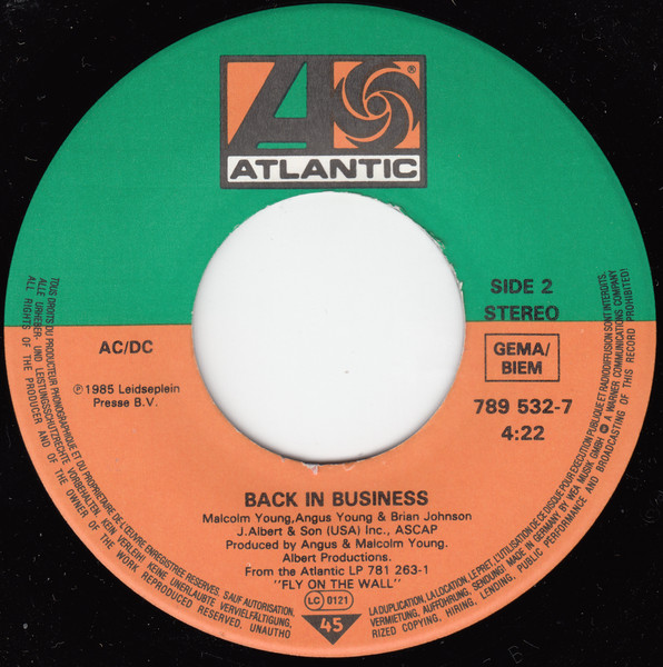 AC/DC - Danger | Atlantic (789 532-7) - 4