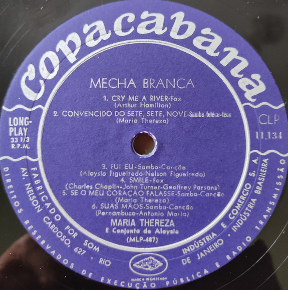 Maria Thereza , Aloysio Figueiredo E Seu Conjunto - Mecha Branca | Copacabana (CLP-11.134) - 4 Maria Thereza , Aloysio Figueiredo E Seu Conjunto - Mecha Branca | Copacabana (CLP-11.134) - 4
