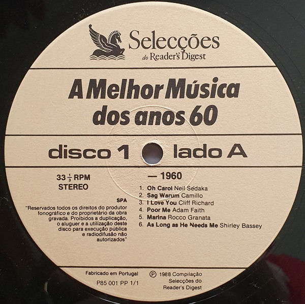Various - A Melhor Música Dos Anos 60 | Selecções Do Reader's Digest (P85 001 PP 1) - 3