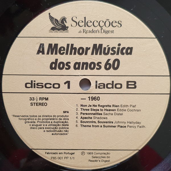 Various - A Melhor Música Dos Anos 60 | Selecções Do Reader's Digest (P85 001 PP 1) - 4