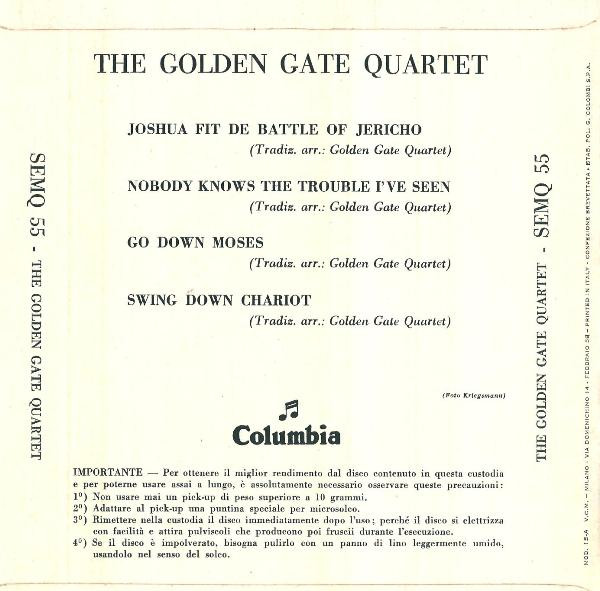 The Golden Gate Quartet - Joshua Fit De Battle Of Jericho | Columbia (SEMQ 55) - 2 The Golden Gate Quartet - Joshua Fit De Battle Of Jericho | Columbia (SEMQ 55) - 2