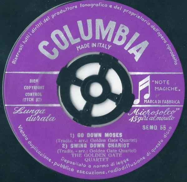 The Golden Gate Quartet - Joshua Fit De Battle Of Jericho | Columbia (SEMQ 55) - 4 The Golden Gate Quartet - Joshua Fit De Battle Of Jericho | Columbia (SEMQ 55) - 4