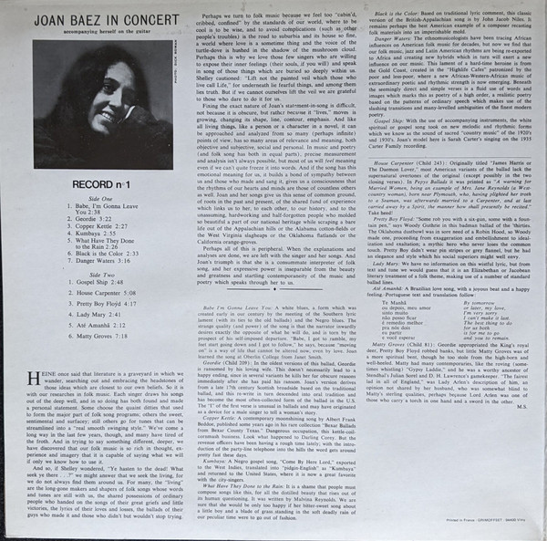 Joan Baez - In Concert | Vanguard (VSD 23007/23008) - 2 Joan Baez - In Concert | Vanguard (VSD 23007/23008) - 2