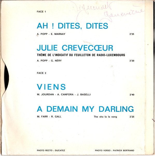 Marie Laforêt - Vol. IX | Disques Festival (FX 1453 M) - 3