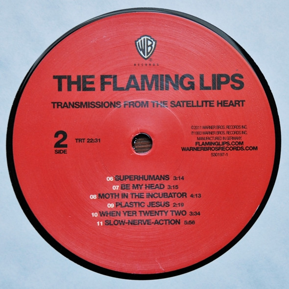 The Flaming Lips - Transmissions From The Satellite Heart | Warner Bros. Records (530197-1) - 2