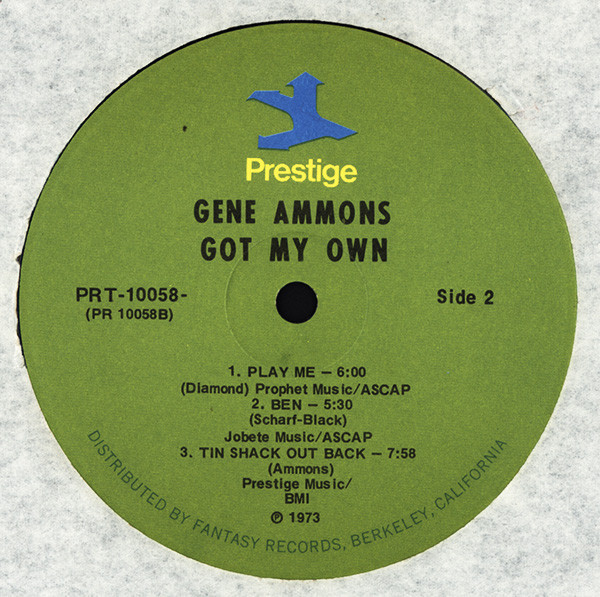 Gene Ammons - Got My Own | Prestige (PRT-10058) - 4 Gene Ammons - Got My Own | Prestige (PRT-10058) - 4