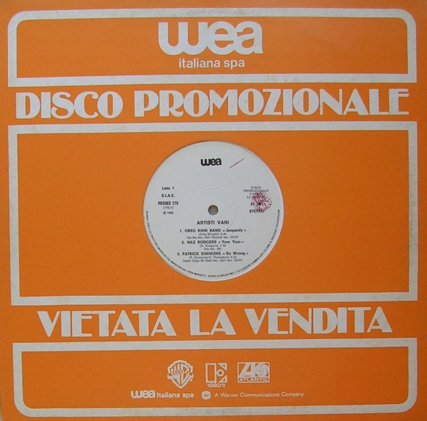 Various - Artisti Vari | WEA (PROMO 179) - main Various - Artisti Vari | WEA (PROMO 179) - main