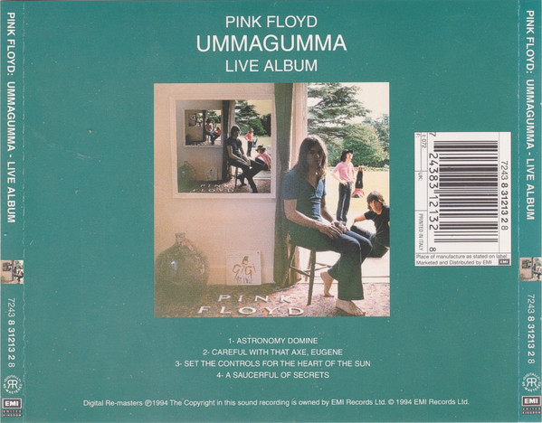 Pink Floyd - Ummagumma | EMI United Kingdom (7243 8 31202 2 2) - 4 Pink Floyd - Ummagumma | EMI United Kingdom (7243 8 31202 2 2) - 4