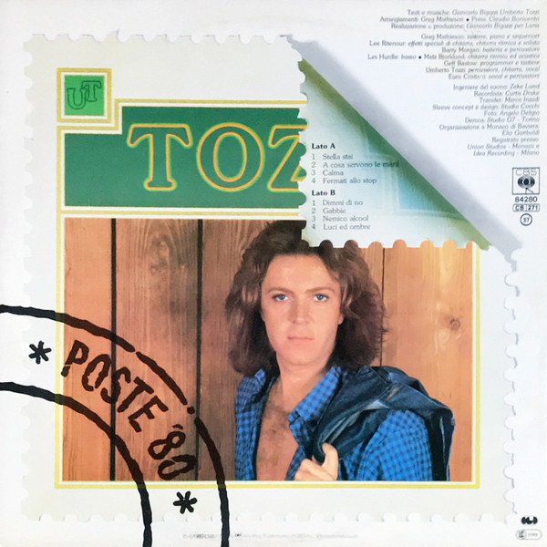 Umberto Tozzi - Tozzi | CBS (CBS 84280) - 3