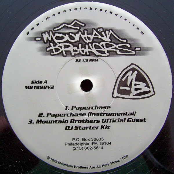 Mountain Brothers - Paperchase / 5 Elements | Magnificent Butcher Productions (MB 1998V2)