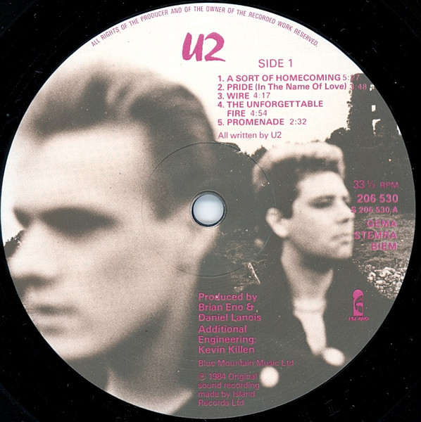 U2 - The Unforgettable Fire | Island Records (206 530-620) - 3