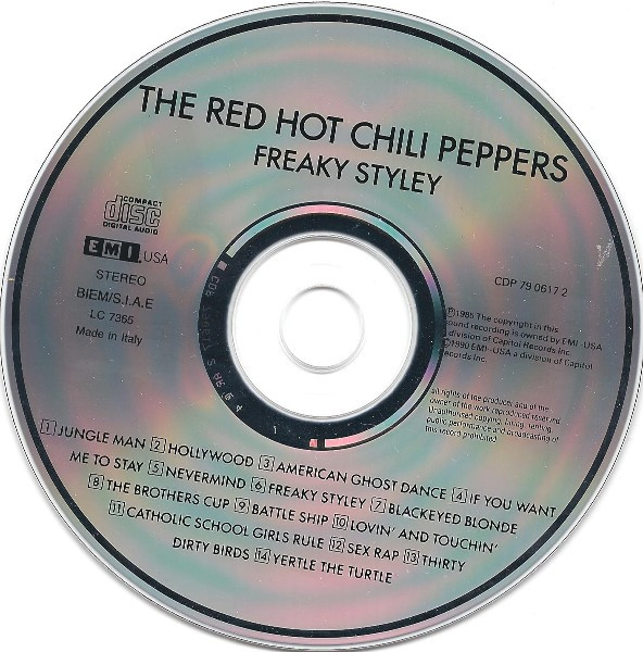 Red Hot Chili Peppers - Freaky Styley | EMI USA (CDP 79 0617 2) - 4