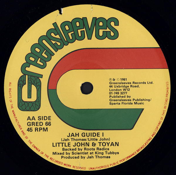 Tristan Palmer , Jah Thomas , Toyan & Little John - Entertainment / Jah Guide I | Greensleeves Records (GRED 66) - 2 Tristan Palmer , Jah Thomas , Toyan & Little John - Entertainment / Jah Guide I | Greensleeves Records (GRED 66) - 2