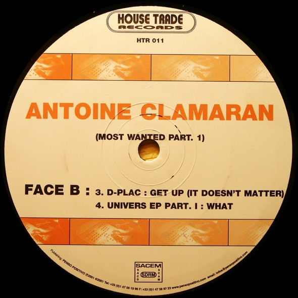 Antoine Clamaran - Most Wanted Singles Part. 1 | House Trade Records (HTR 011) - 4