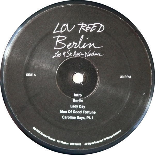 Lou Reed - Berlin: Live At St. Ann's Warehouse | Matador (OLE 849-1) - 4 Lou Reed - Berlin: Live At St. Ann's Warehouse | Matador (OLE 849-1) - 4