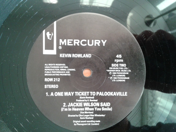 Kevin Rowland - Young Man | Mercury (ROW 212) - 4
