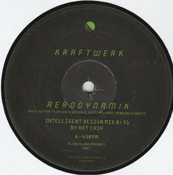Kraftwerk - Aerodynamik + La Forme (Remixed By Hot Chip) | EMI (12EM 730) - 3