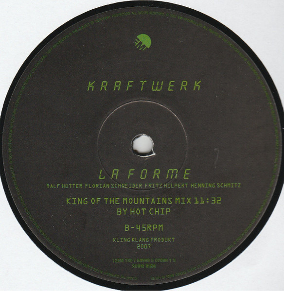 Kraftwerk - Aerodynamik + La Forme (Remixed By Hot Chip) | EMI (12EM 730) - 4
