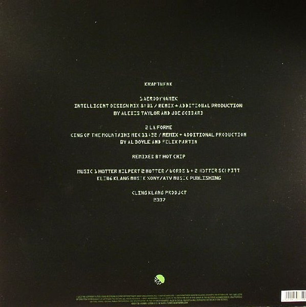 Kraftwerk - Aerodynamik + La Forme (Remixed By Hot Chip) | EMI (12EM 730) - 2