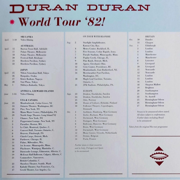 Duran Duran - Hammersmith '82! (2LP - RSD2022 - Gold Vinyl) [Vinyl] | Parlophone (5054197132827) - 4