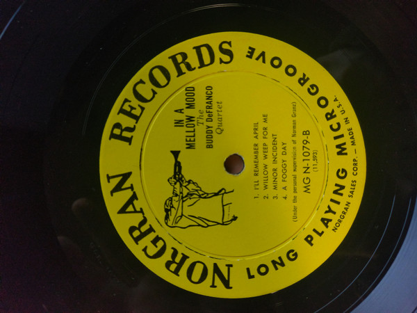Buddy DeFranco Quartet - In A Mellow Mood | Norgran Records (MG N-1079) - 2 Buddy DeFranco Quartet - In A Mellow Mood | Norgran Records (MG N-1079) - 2