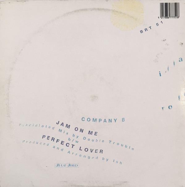 Company B - Jam On Me (F(acid)ated Mix) | Bluebird (BRT 51) - main