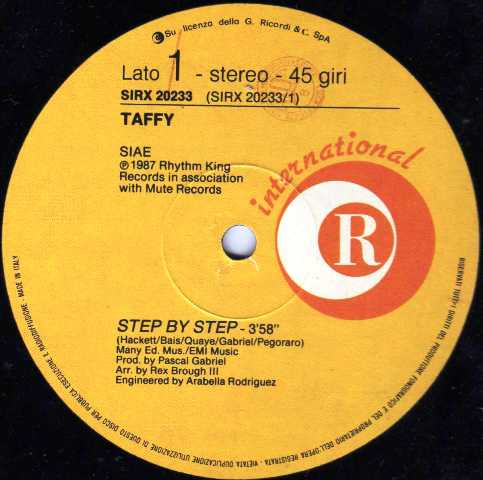 Taffy - Step By Step | Ricordi International (SIRX 20233) - 2