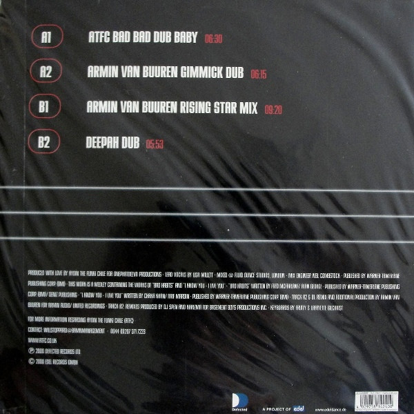 ATFC Presents OnePhatDeeva Feat. Lisa Millett - Bad Habit Remixes | Defected (0114240DEF) - 2 ATFC Presents OnePhatDeeva Feat. Lisa Millett - Bad Habit Remixes | Defected (0114240DEF) - 2
