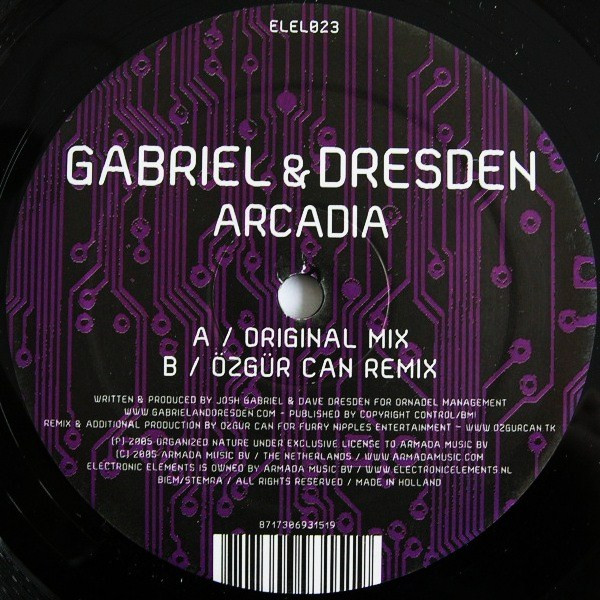 Gabriel & Dresden - Arcadia | Electronic Elements (ELEL023) - 3 Gabriel & Dresden - Arcadia | Electronic Elements (ELEL023) - 3