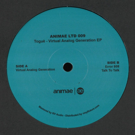 Toguè - Virtual Analog Generation EP | Animae Ltd (ANIMAE LTD 009) - main